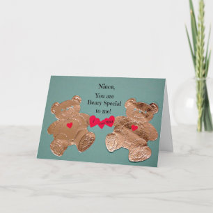 Du är Beary Speciell för mig! Helgkort