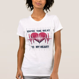 Du är Beat to My Heart EKG Design T Shirt