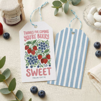 Du är Berry Söt Baby Shower Förmånsetiketter | Gåv Presentetikett