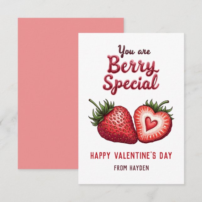 Du är Berry Specialklassrummet Anteckningskort (Fram/baksida)