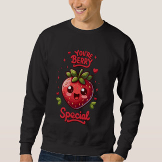 Du är Berry Speciell. Cute jordgubbe. Lång Ärmad Tröja