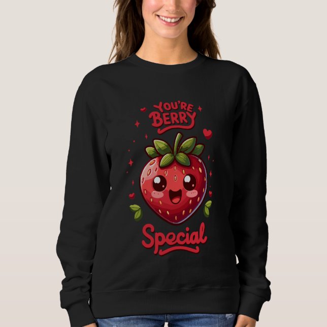 Du är Berry Speciell. Cute jordgubbe. T Shirt (Framsida)