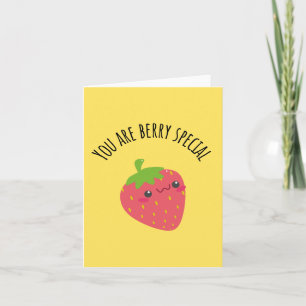 Du är berry Speciell - Funny Pun - Cute Kärlek Kort