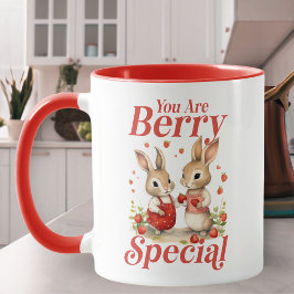 Du är berry Speciella Bunnies och Hearts Mugg