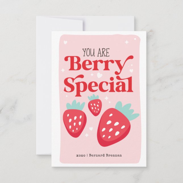 Du är BERRY Speciellt Valentine-kort Inbjudningar (Framsida)