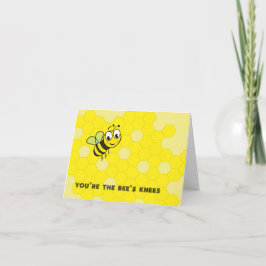 Du är Bes Knees Note Card Anteckningskort