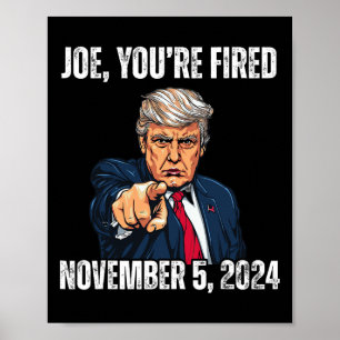 Du är beskjuten Donald Trump för president 2024 Poster