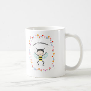 Du är bi muggen för biet för honung för knä d kaffemugg