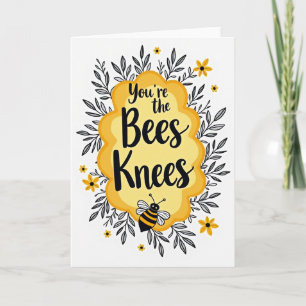 Du Är Biet Knä Card Kort