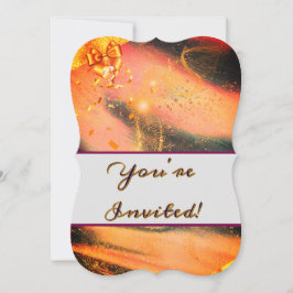 Du är bjuden Vibrant Guld