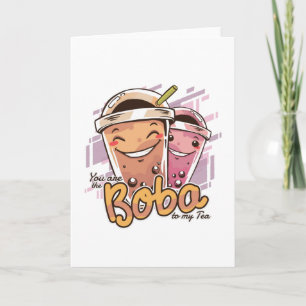 Du är boba kort