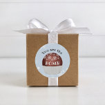 Du är Bomb Hett Chocolate Bomb Märkre Runt Klistermärke<br><div class="desc">Du är bomben! Använda dessa beundransvärda märkre att ge en hett chokladbomb! Matchande artiklar i min Zazzle-butik.</div>