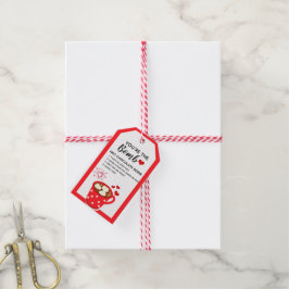 Du är Bomb, Hett Cocoa Bomb Märkre Presentetikett