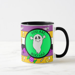 Du är Boo-tiful, Ghost Pun, Halloween Mugg