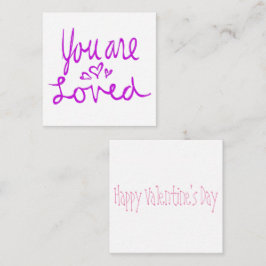 Du är borta Valentine Anteckningskort