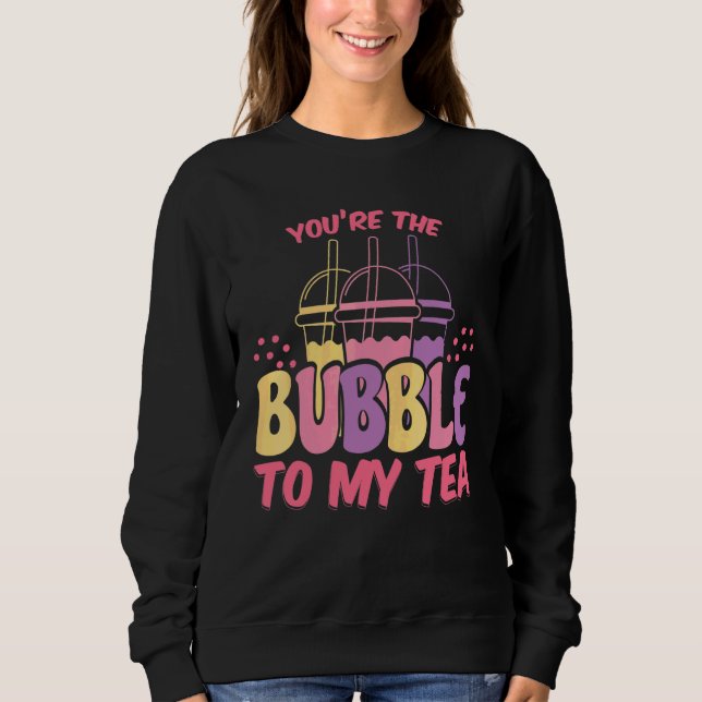 Du är bubblan till min te Boba te japanska T Shirt (Framsida)