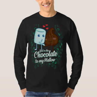 Du är choklad till mitt myggmatchande par t shirt