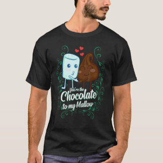 Du är choklad till mitt myggmatchande par t shirt