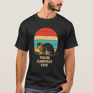 Du är ClawCute Cat Par Kitten 1 T Shirt