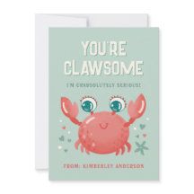 Du är Clawsome Valentine Day Card