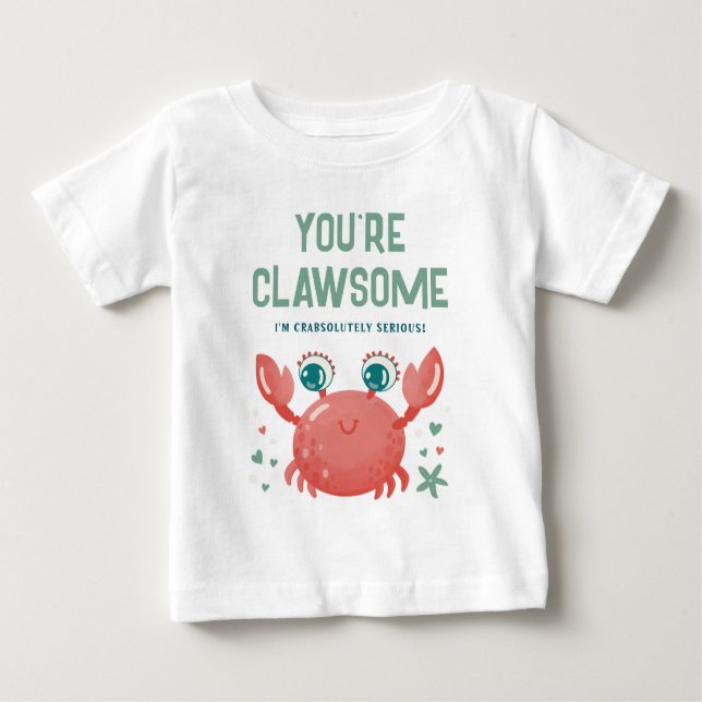 Du är Clawsome Valentine Day Card T Shirt (Framsida)