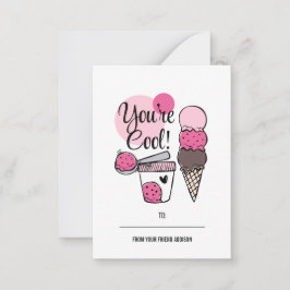 Du är Coola Kids Classroom Valentine Card 100pk Anteckningskort