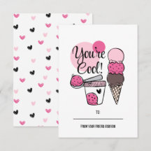 Du är Coola Kids Classroom Valentine Card
