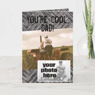 Du är Coola Pappa - Tractor Fars dag Card Kort