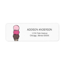 Du är Coola Valentine-Adressetiketter Returadress Etikett