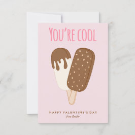 "Du är Coola" Valentineser för barnklassrum Inbjudningar