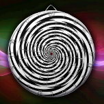 Du är Crazy Hypnosis Spiral Darttavla<br><div class="desc">Vill du ha en verklig utmaning? Få redo att spira upp ditt spelrum med den här moderna svarta och vita spiral-designritytan! Perfekt för fläkt av magi, hypnos och psykedeliska optiska illusioner. Den här ritytan tillför en aning roligt och fläkt till din mangrotta och dina spelnätter. Konstruktionen öga-catch-spiral skapar en mätande...</div>