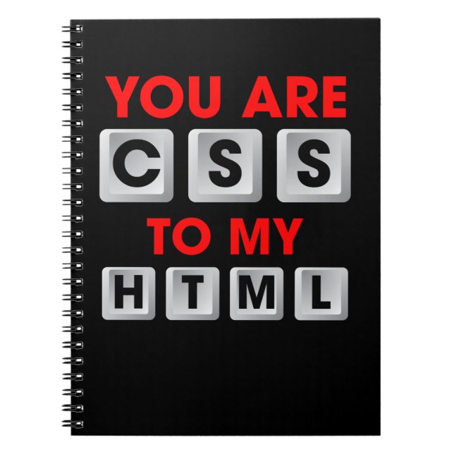 Du är CSS i min HTML Anteckningsbok (Framsidan)