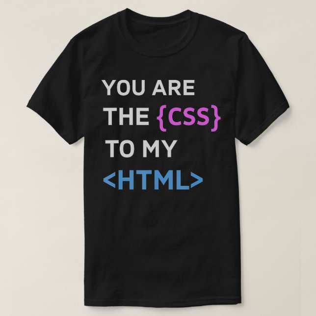 Du är CSS till min HTML-funna design för program T Shirt (Design framsida)