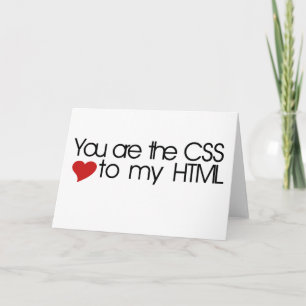 Du är CSS till min HTML Helgkort