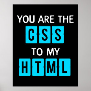 Du är CSS till min HTML Poster