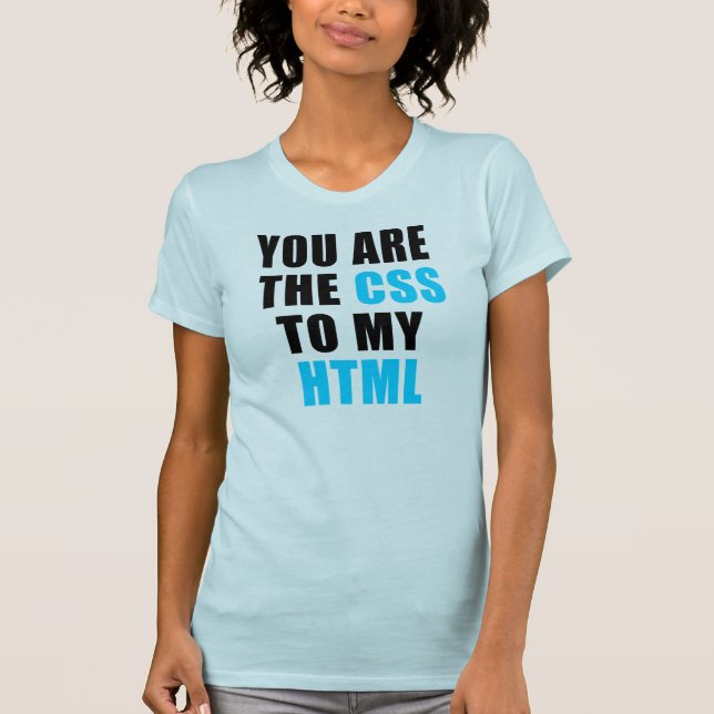 Du är CSS till min HTML T Shirt (Framsida)