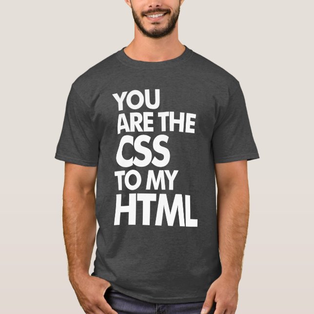 Du är CSS till min HTML T Shirt (Framsida)
