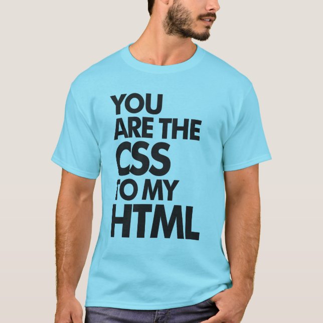 Du är CSS till min HTML T Shirt (Framsida)