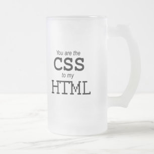 Du är CSSEN till min HTML Frostat Ölglas