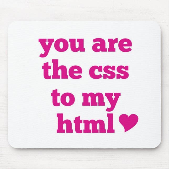 Du är CSSEN till min HTML Musmatta (Framsidan)