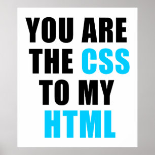 Du är CSSEN till min HTML Poster