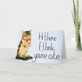 Du är Cute Greeting Card Helgkort