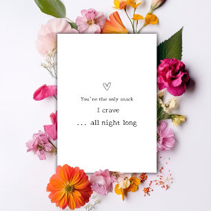 Du är de enda smutsigt humoristiska Valentineserna Julkort