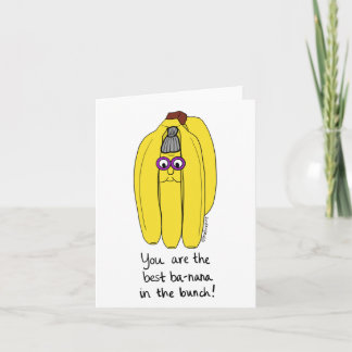 Du är den bästa BA-NANA i klassen! Kort