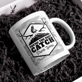 Du är den bästa Catch Personlig-gåvan Kaffemugg