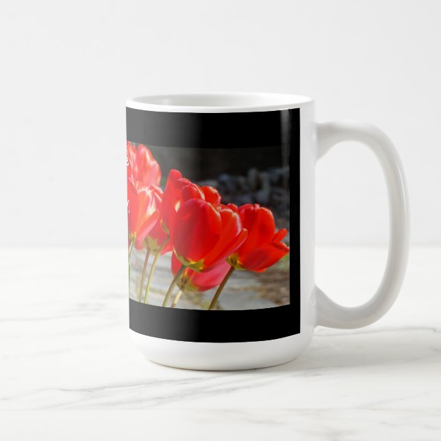 Du är den bästa chefskvinnan! Kaffe koppar röda tu (Höger)