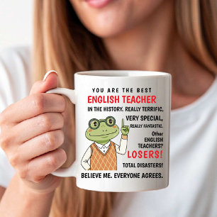 Du Är Den Bästa Engelska Läraren. Andra förlorare Kaffemugg