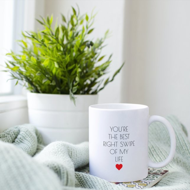 Du är den bästa högerna av mitt liv Alla hjärtans Kaffemugg (Skapare uppladdad)