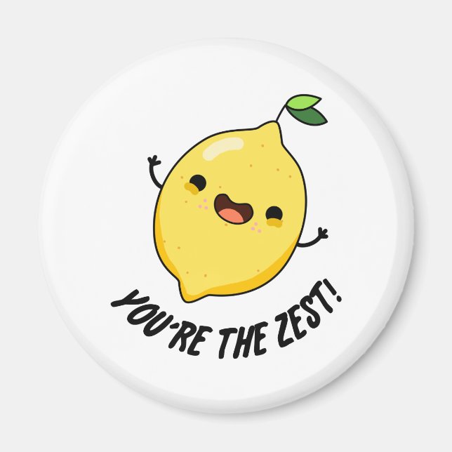 Du är den bästa Lemon Pun Magnet (Framsidan)
