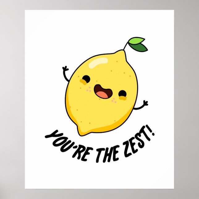 Du är den bästa Lemon Pun Poster (Framsidan)